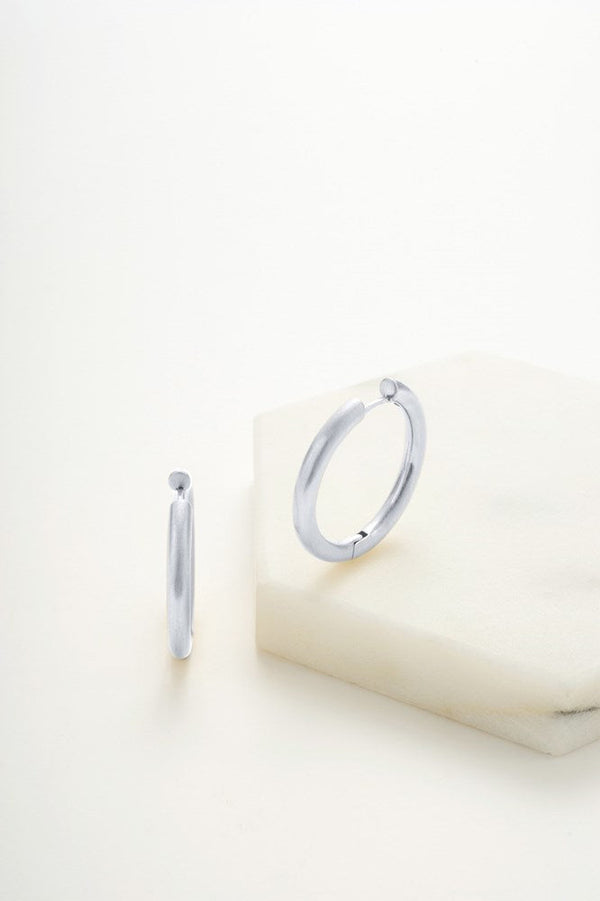 Zafino - Kendall Hoop Brushed EARRING